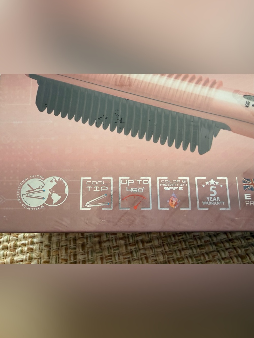 🔥Multi-Purpose Ceramic Hair Brush AND Platinum Genius 1.25" Ceramic Flat Iron🔥 - Picture 9 of 16